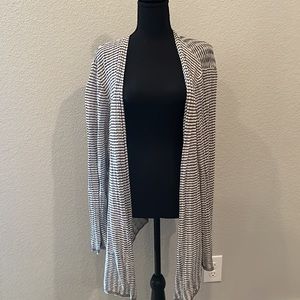Eileen Fisher Striped Cardigan Size 2X Lightweight
